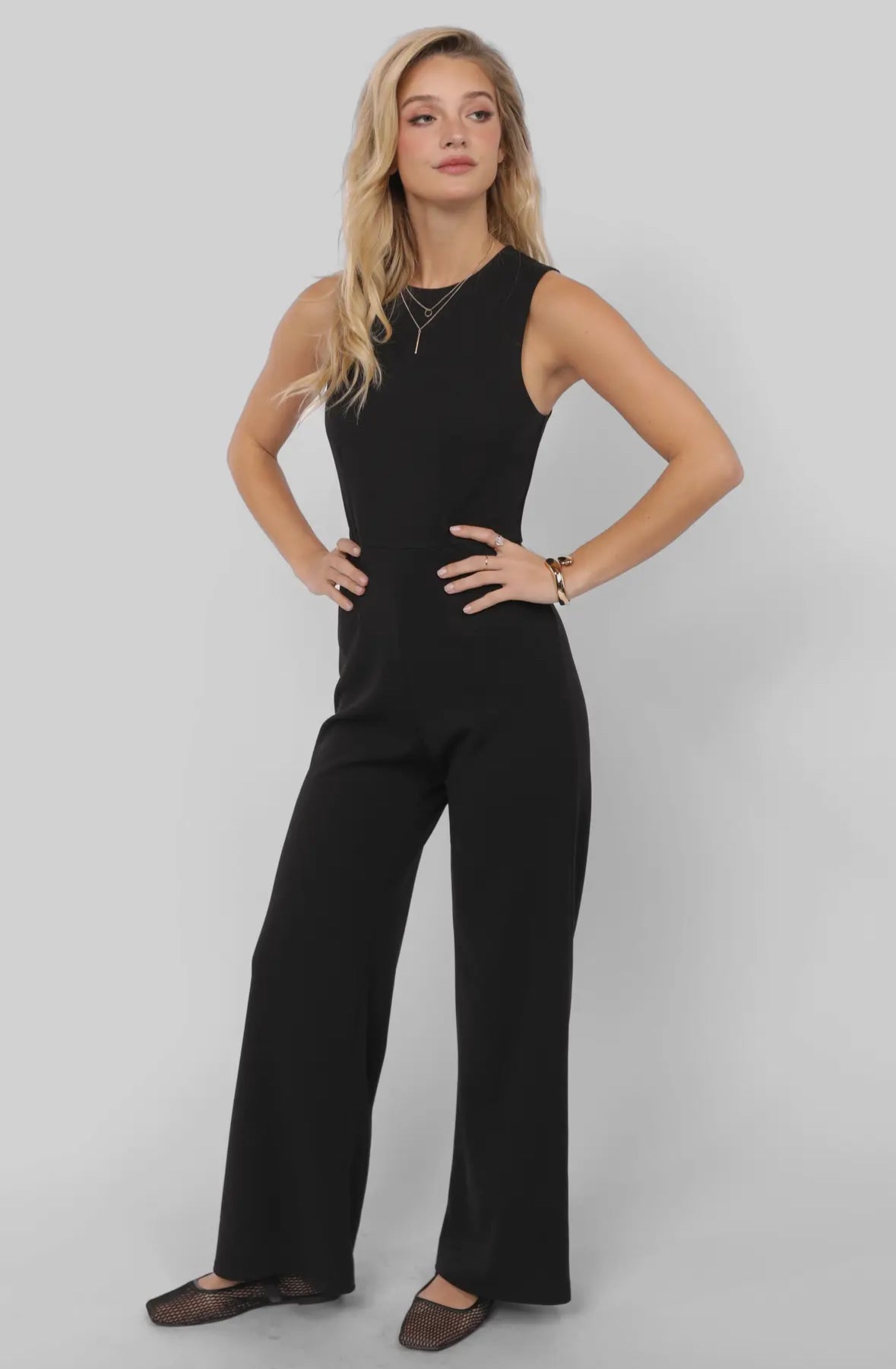 Think Poetic Stretch Mod Jumpsuit