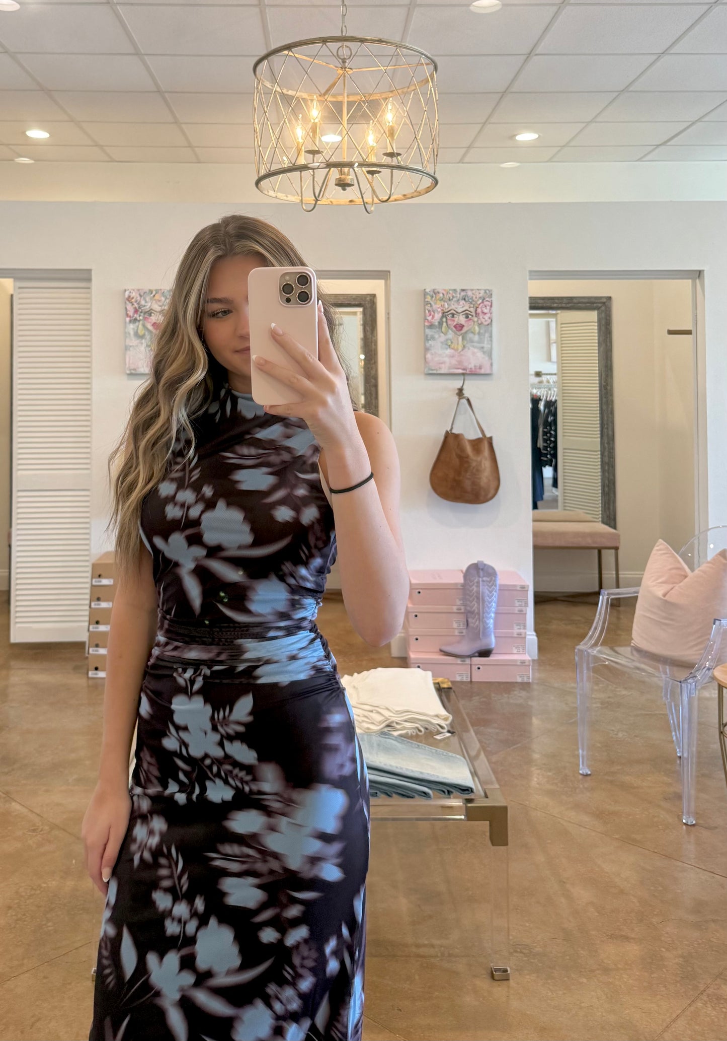 Urban Siren Ruched Midi Dress