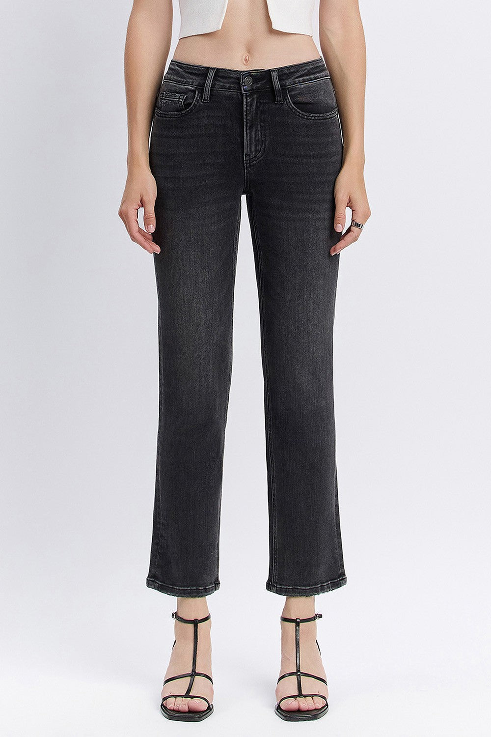 Luminary High Rise Ankle Straight Jean