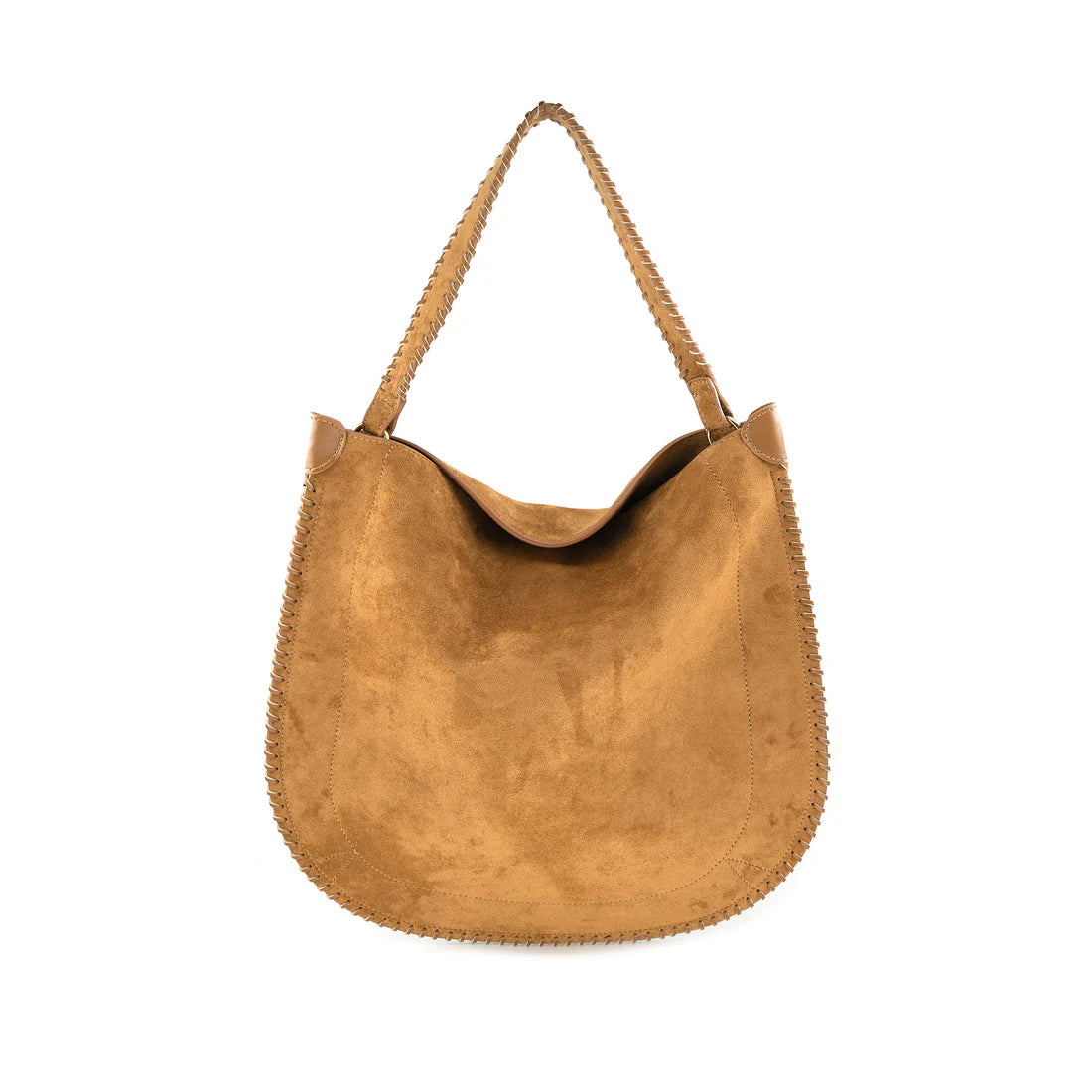 Suede Hobo Handbag