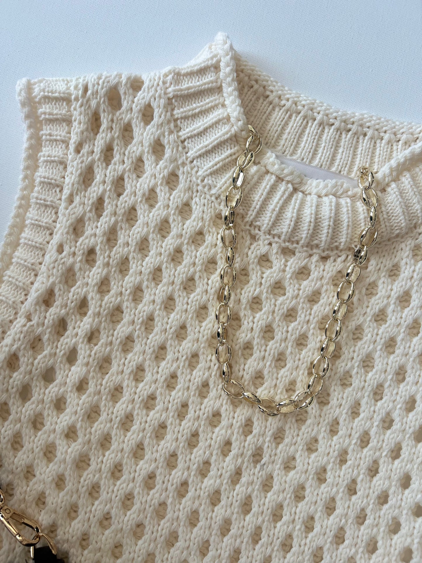 Open Weave Shell in Natural