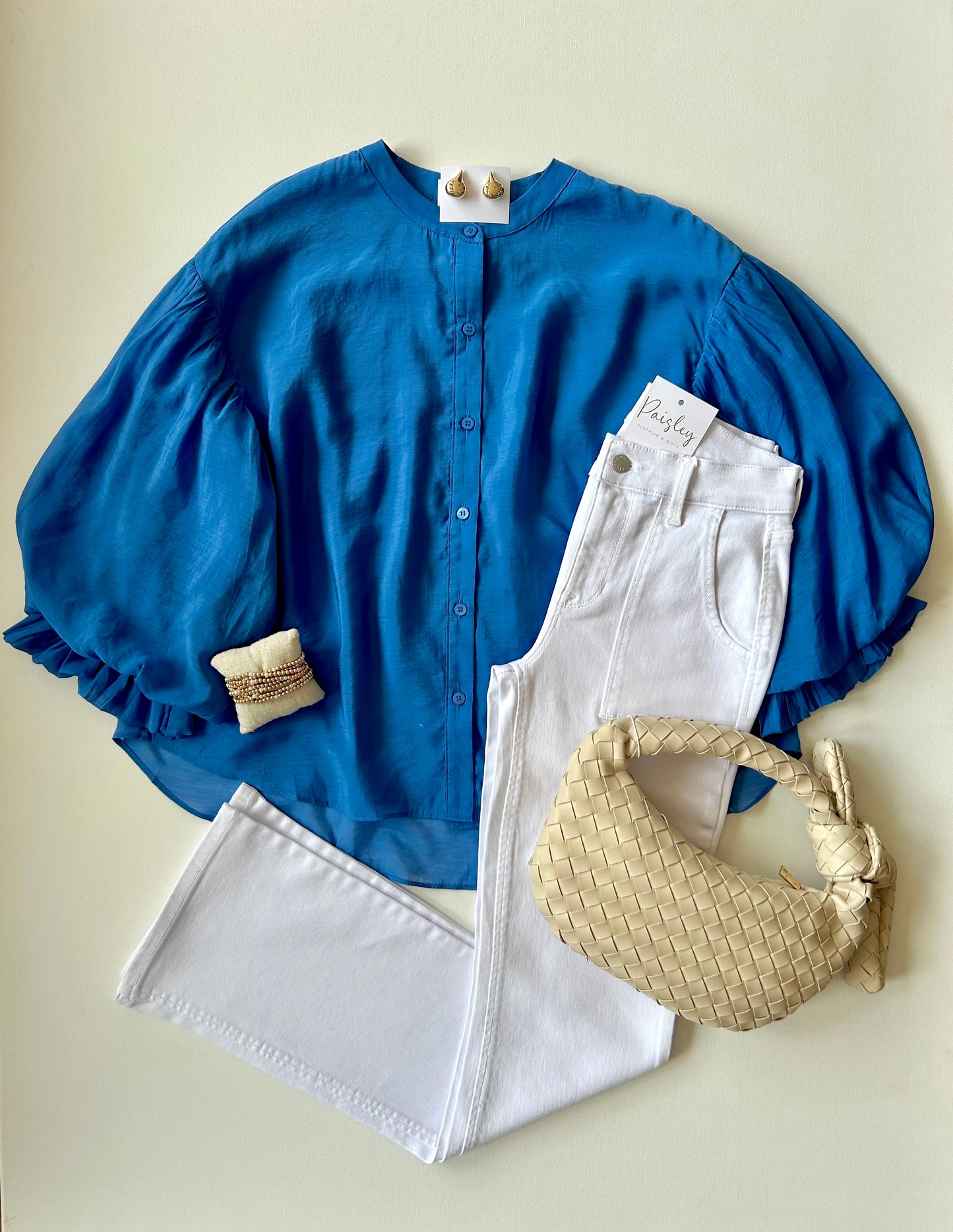 French Blue Blouse