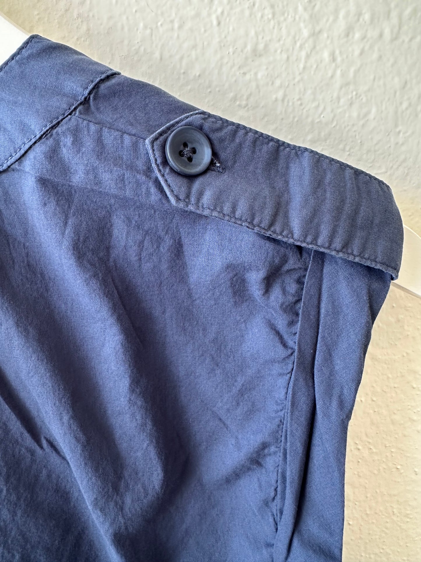 Pacific Blue Split Neck Top