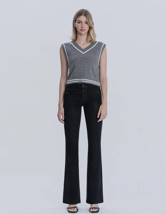 High Rise Coated Boot Cut