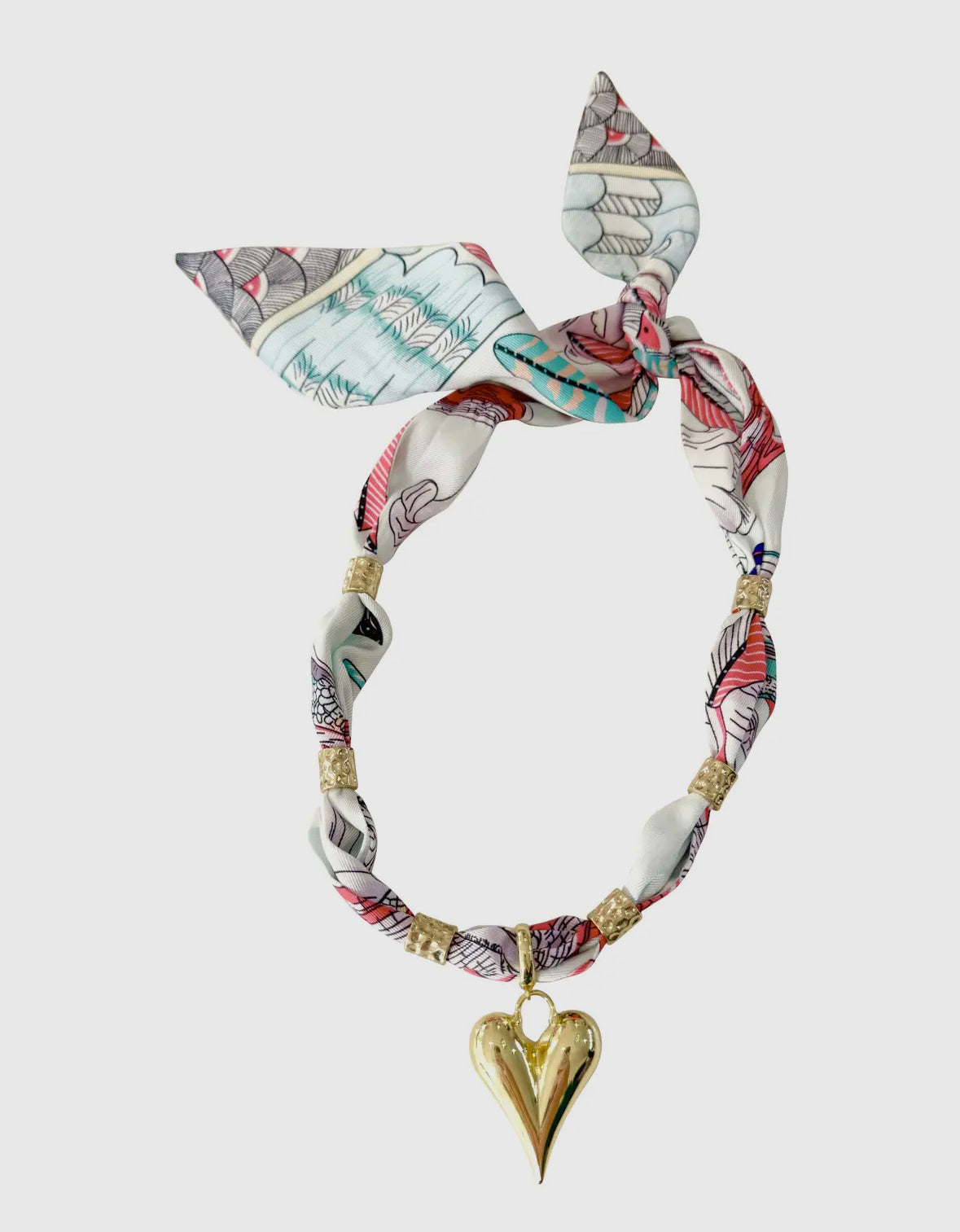 Scarf Necklace - Palm