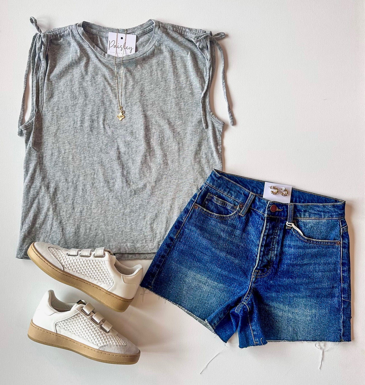Drawstring Sleeve Tee