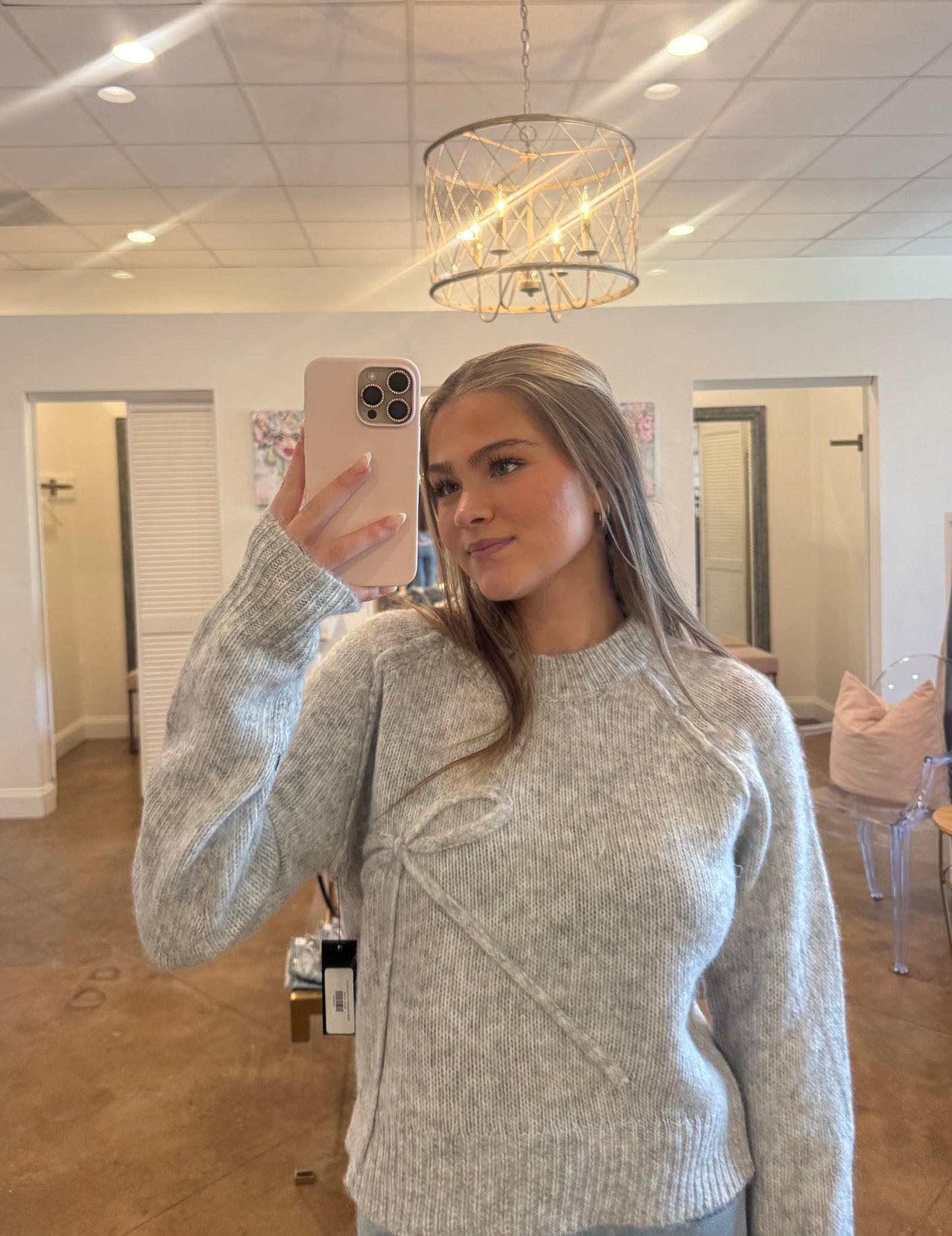 Zuma Sweater in Grey Cloud