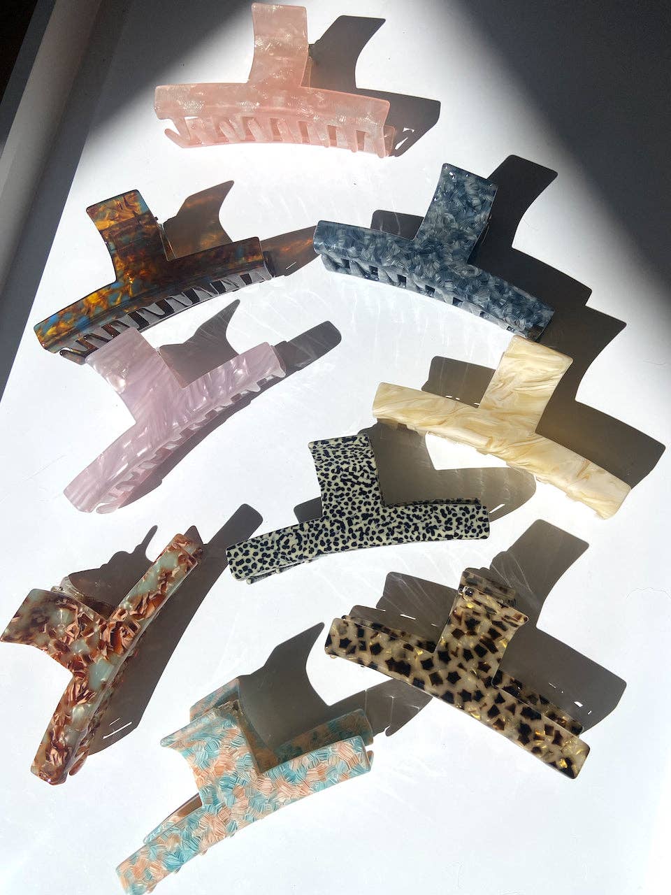 Slim Square Large Claw Clip