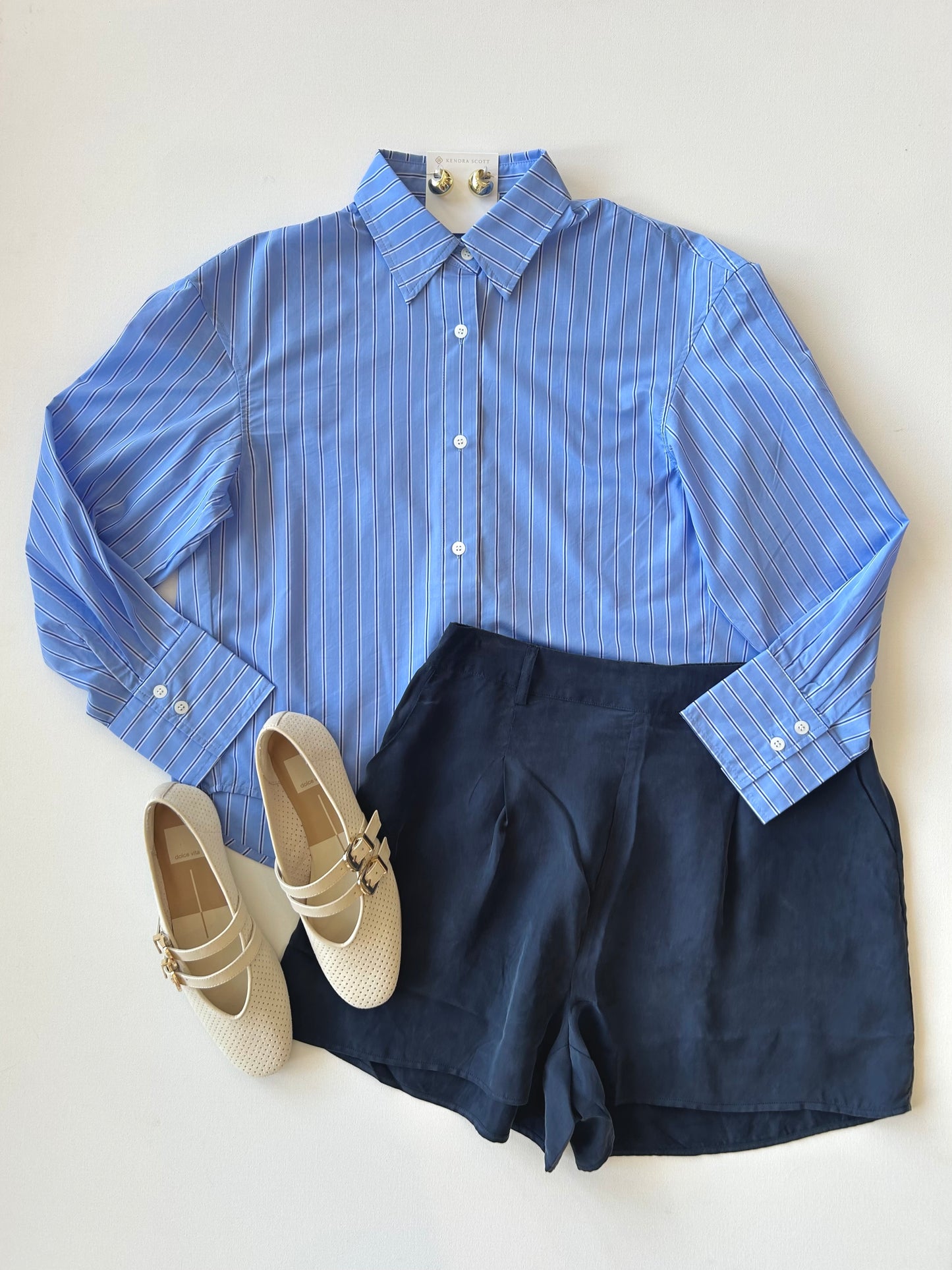 Blue Stripe Blouse