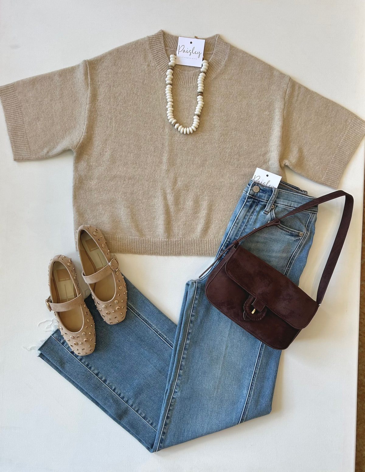 Julie Oatmeal Sweater