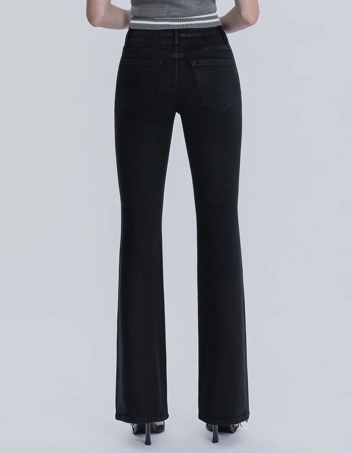 High Rise Coated Boot Cut