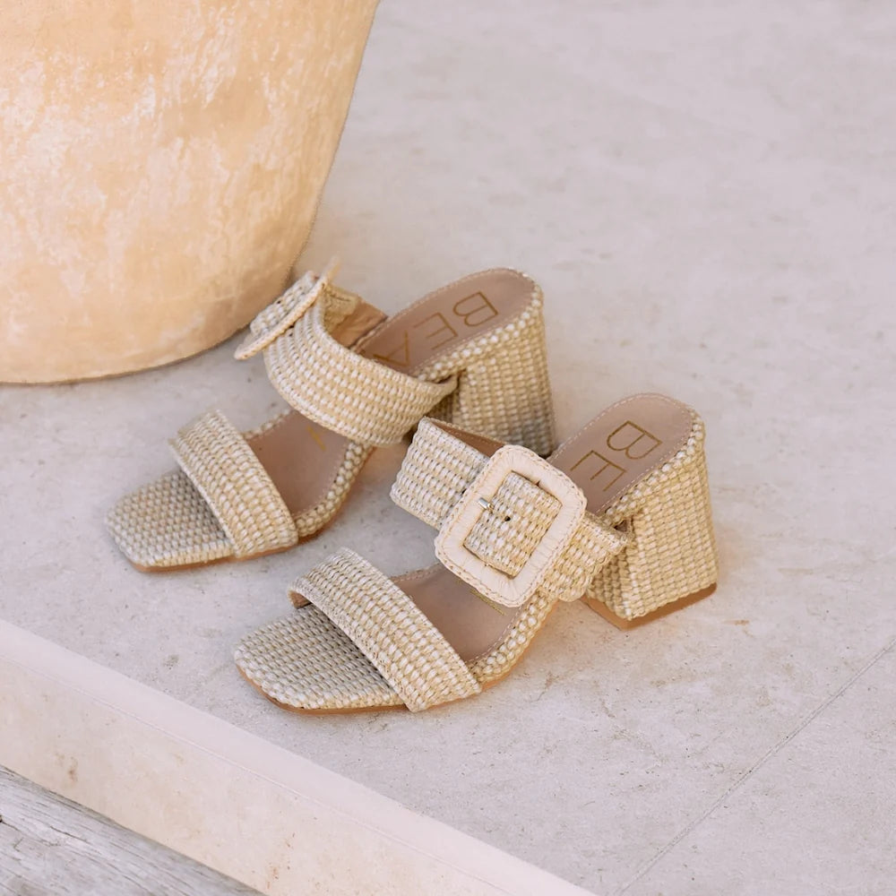 Lucy Heel in Beige