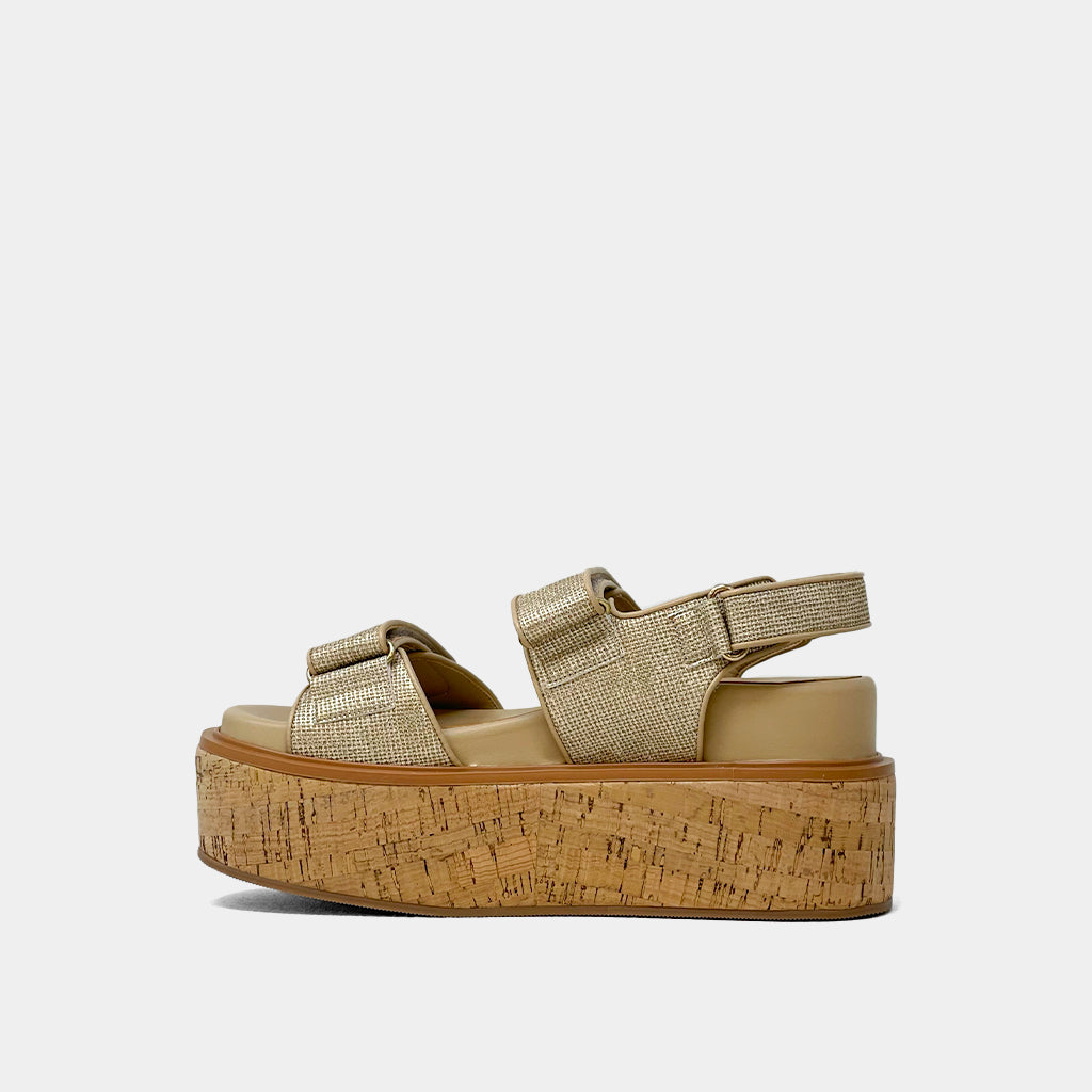 Lucille Wedge in Gold