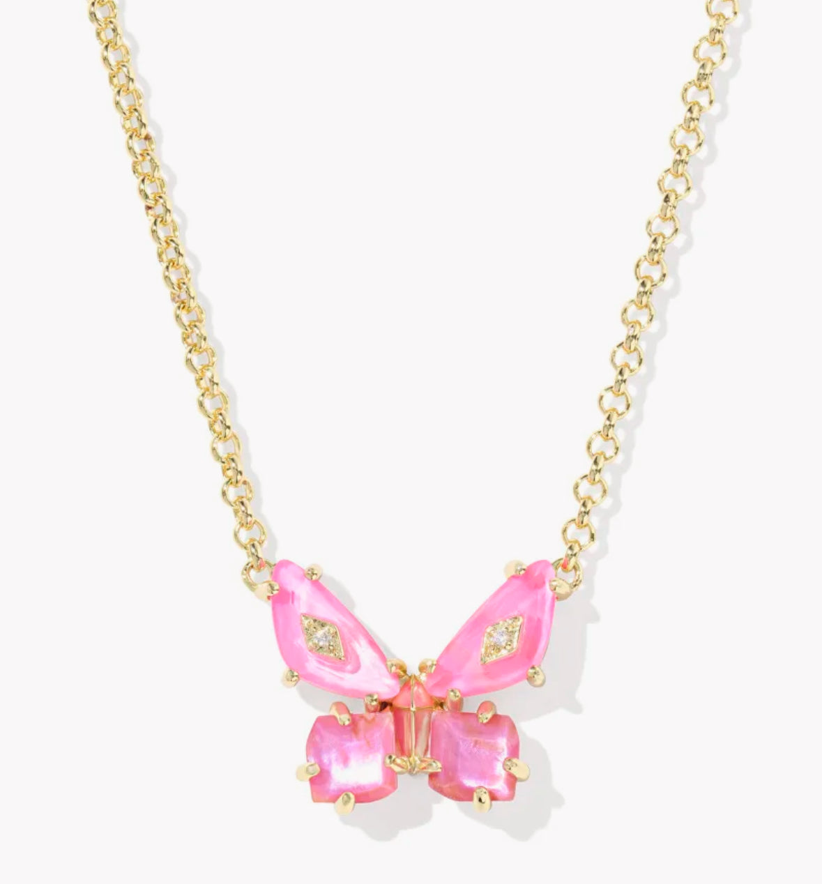 Bianca Butterfly Pendant Necklace