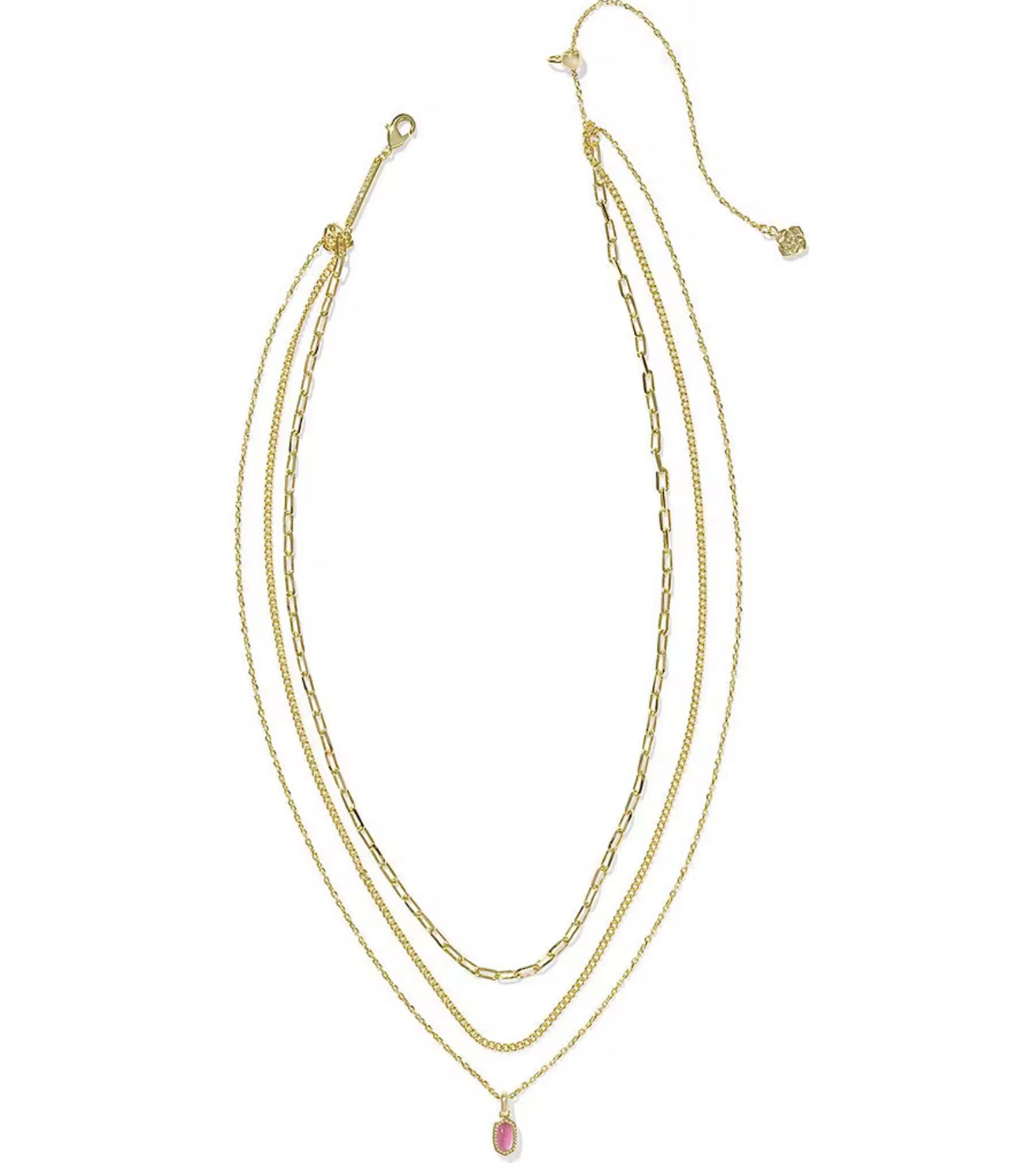 Mini Elisa Triple Strand Necklace