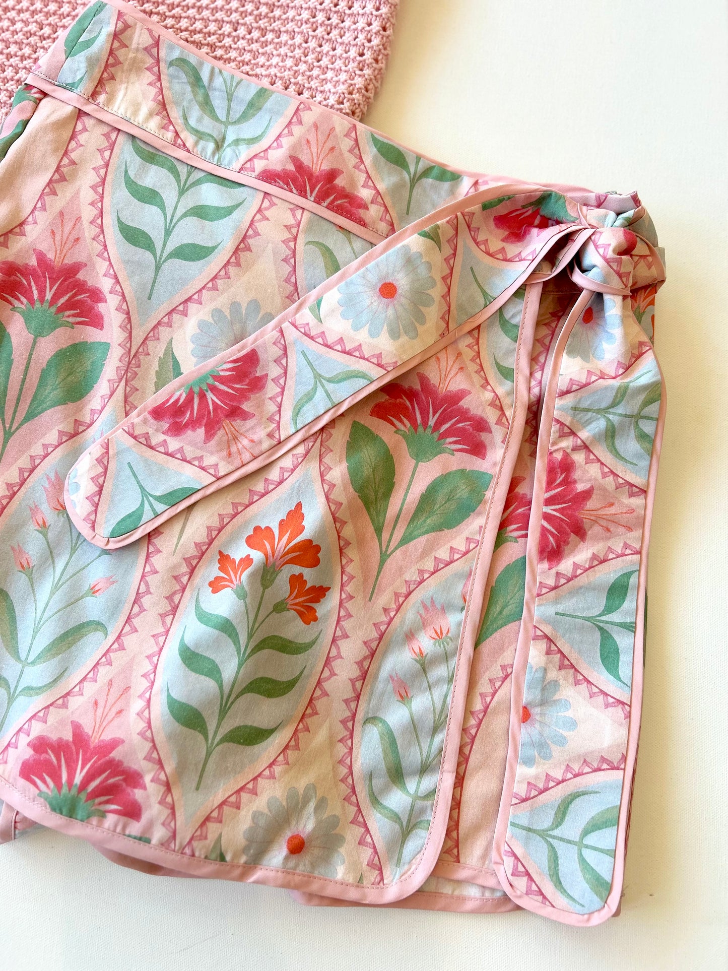 Tilly Skirt In Petal Trellis