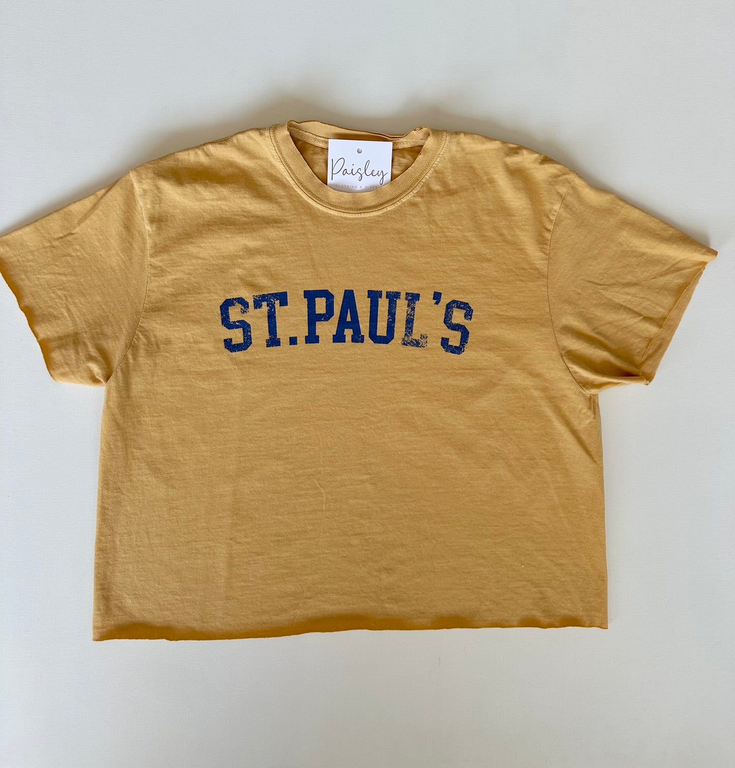 Gold St. Paul’s Boxy Gameday Tee