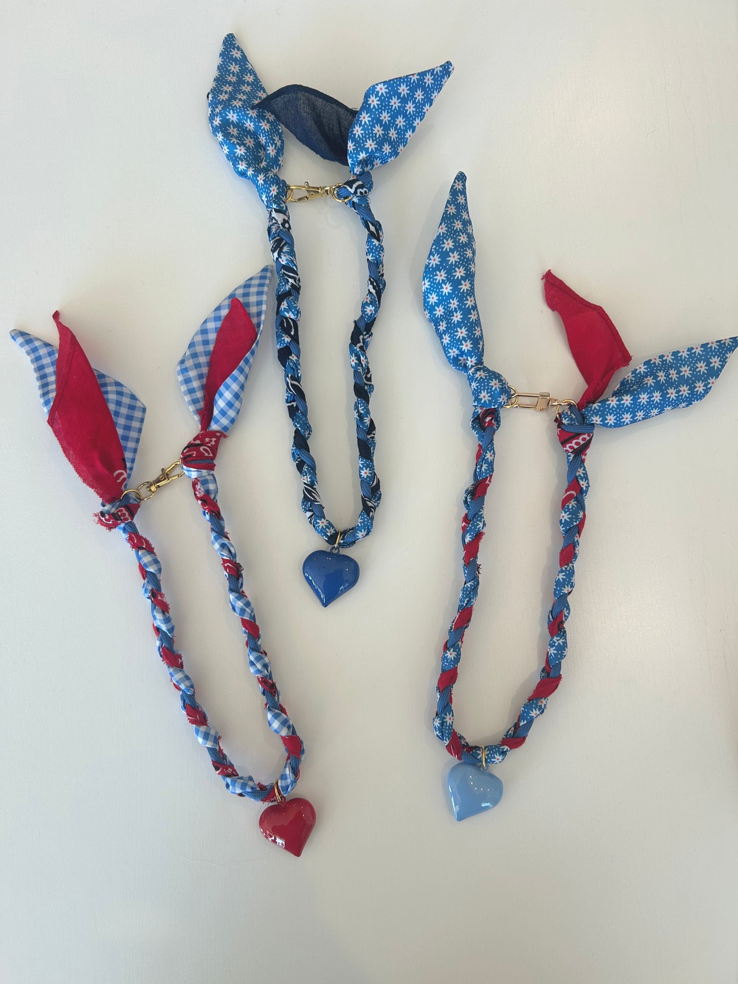 LMJ Braided Bandana Necklaces