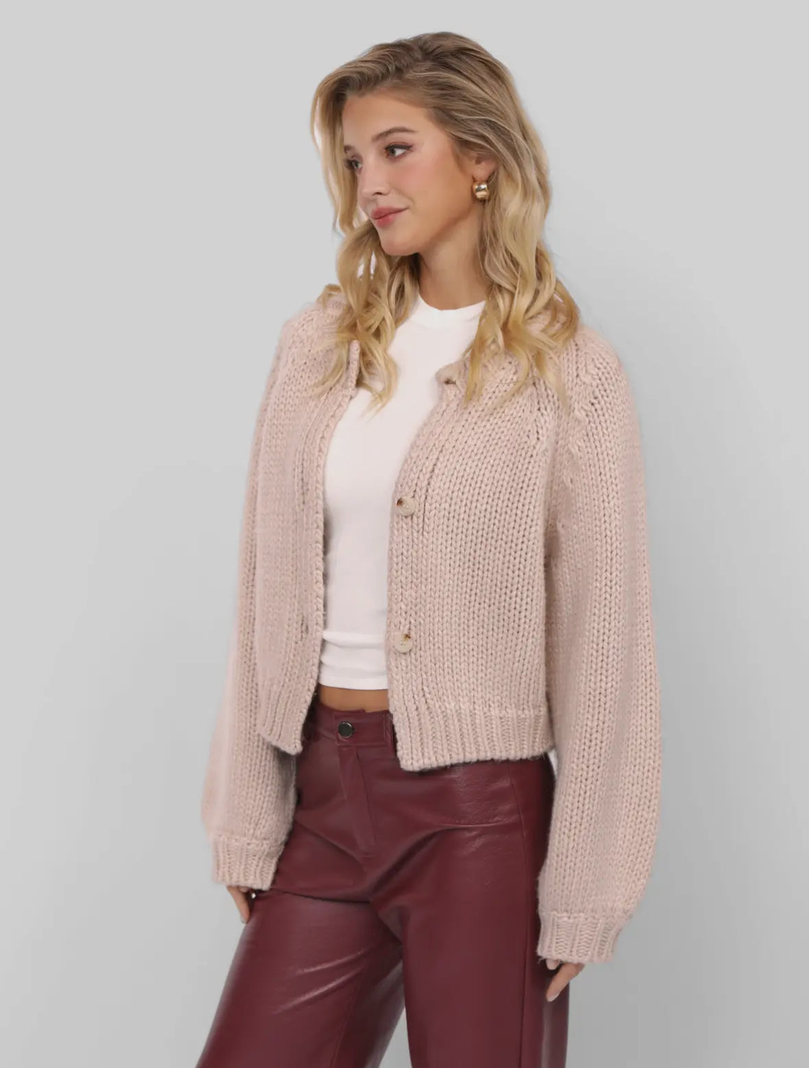 Dance More Button Cardigan