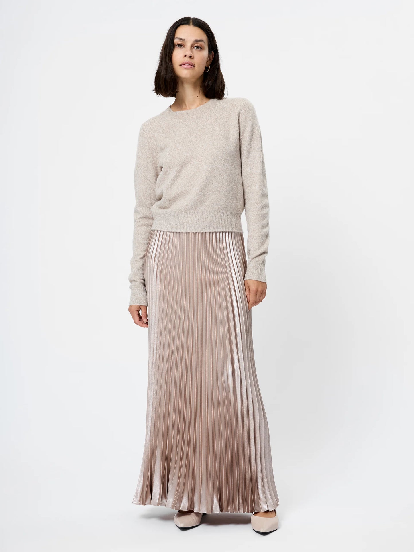 MARIELLE METALLIC SATN MAXI