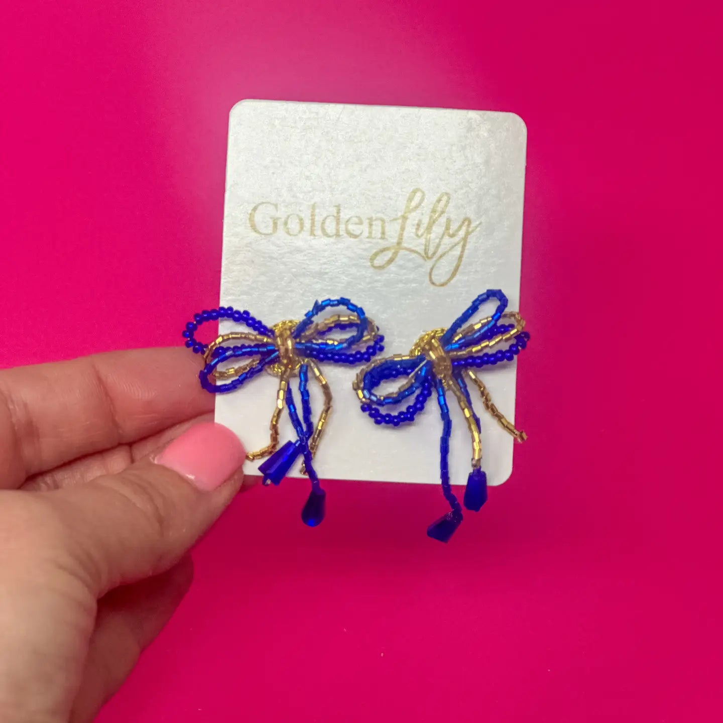 Mini Gameday Bow Studs