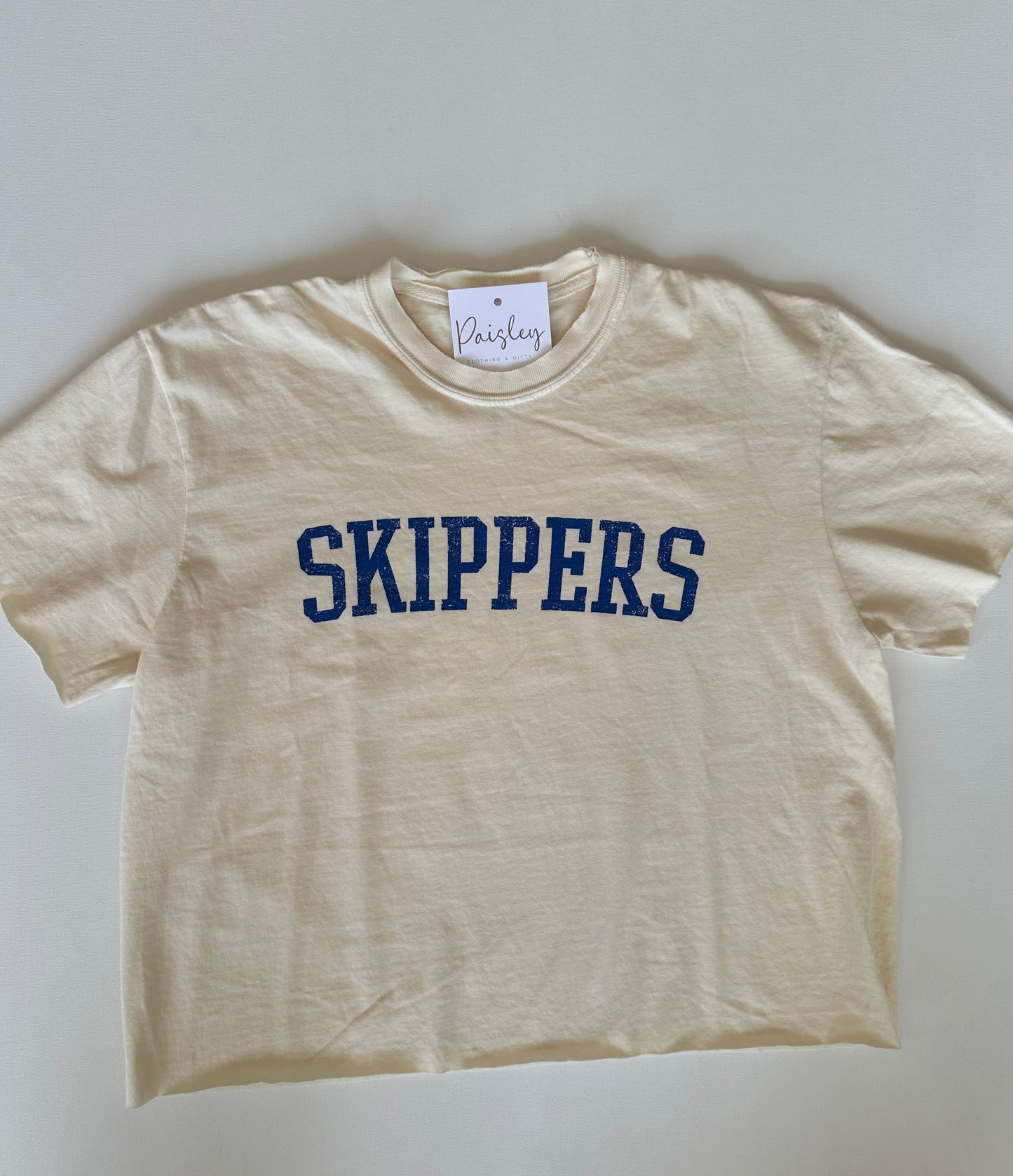 Ivory Skipper Boxy Gameday Tee