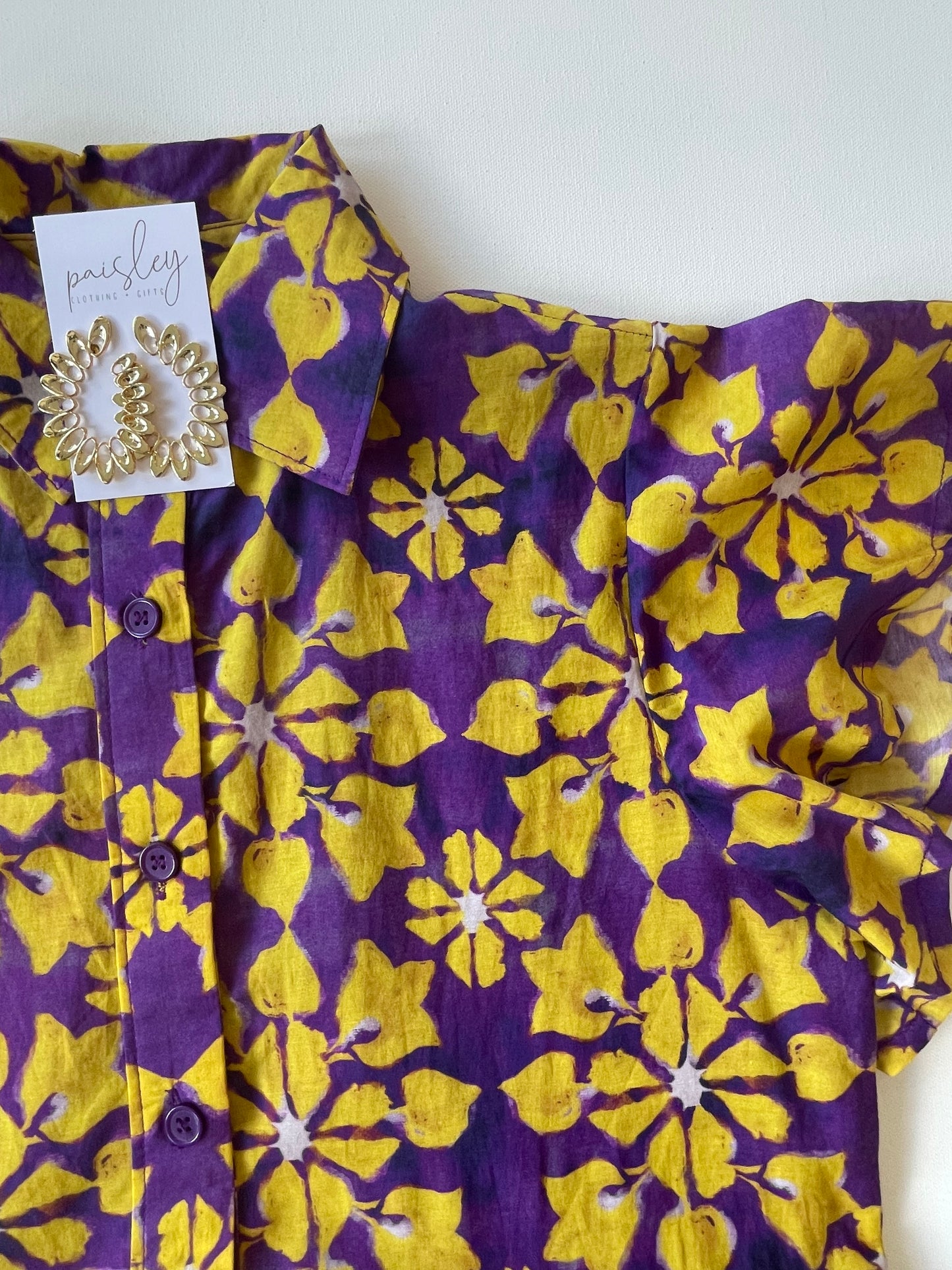 Frenchie Gameday Dress in Yellow