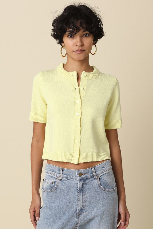 Butter Short sleeve Cardigan