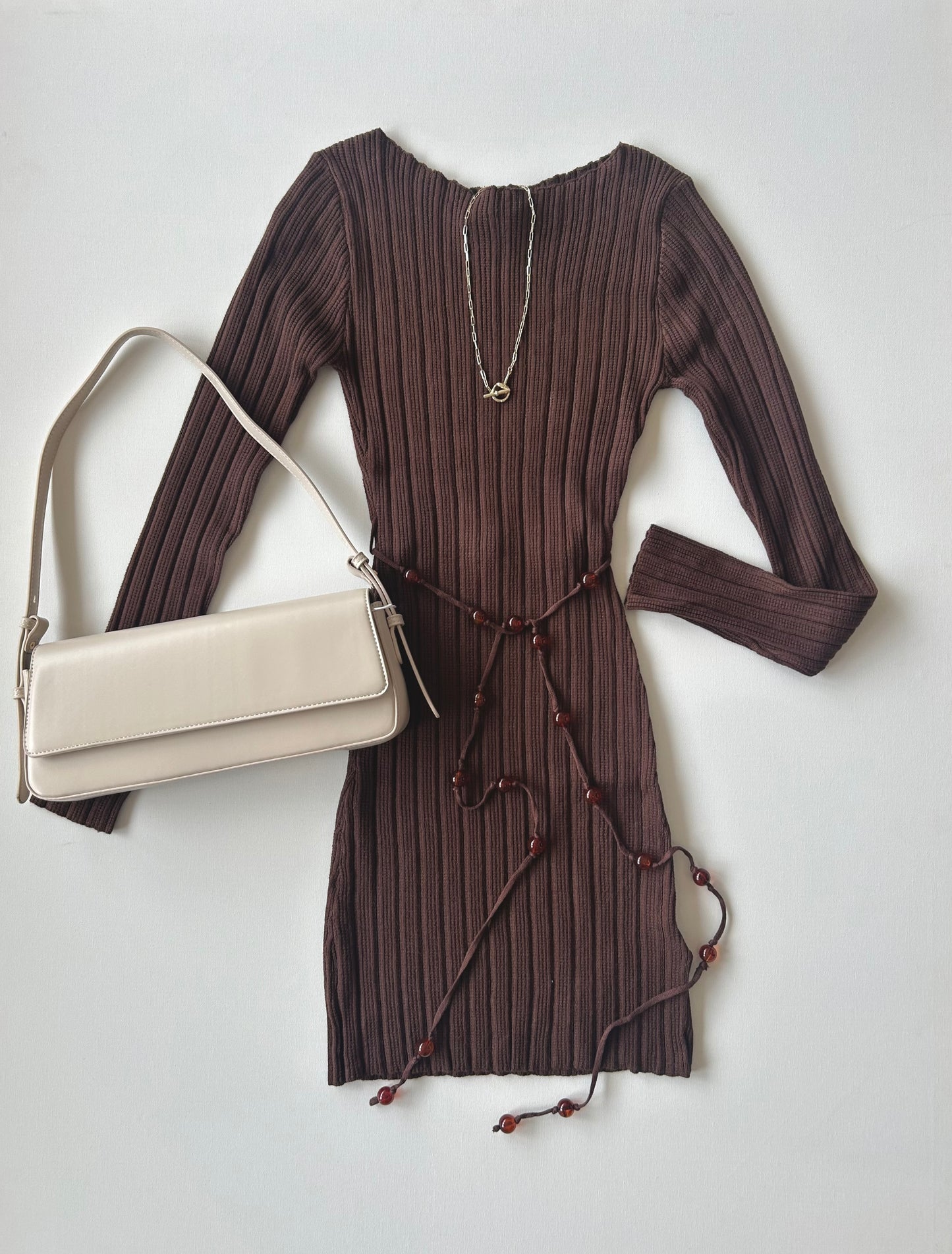 Dakota Bead Detail Mini Dress