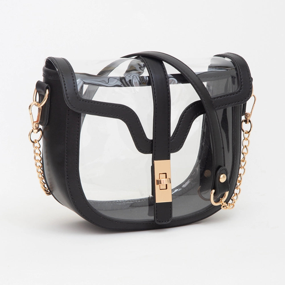 Clear Saddle Bag