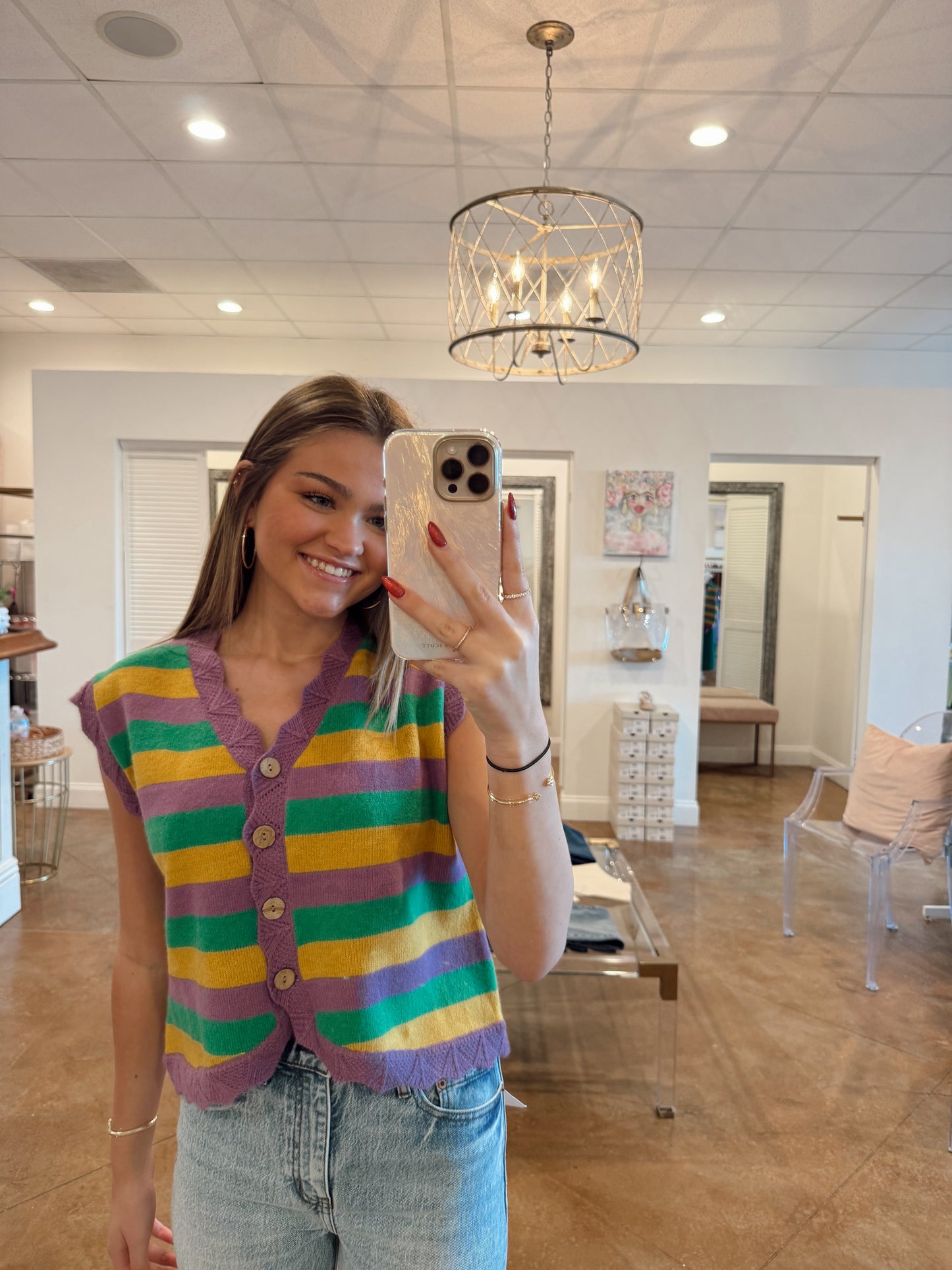 MG Stripe Sweater Vest