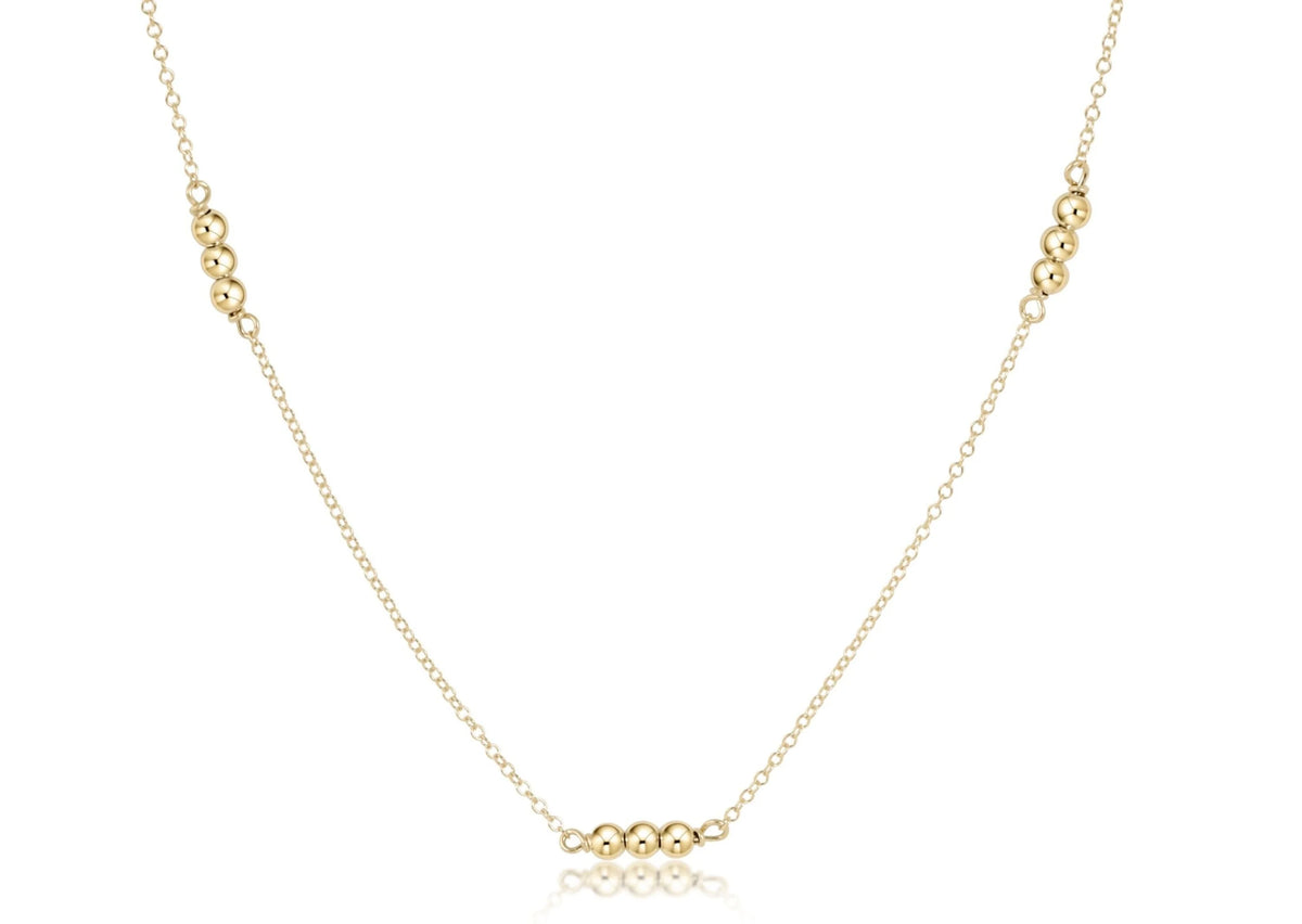 choker joy simplicity chain gold - gold 3mm - e.newton