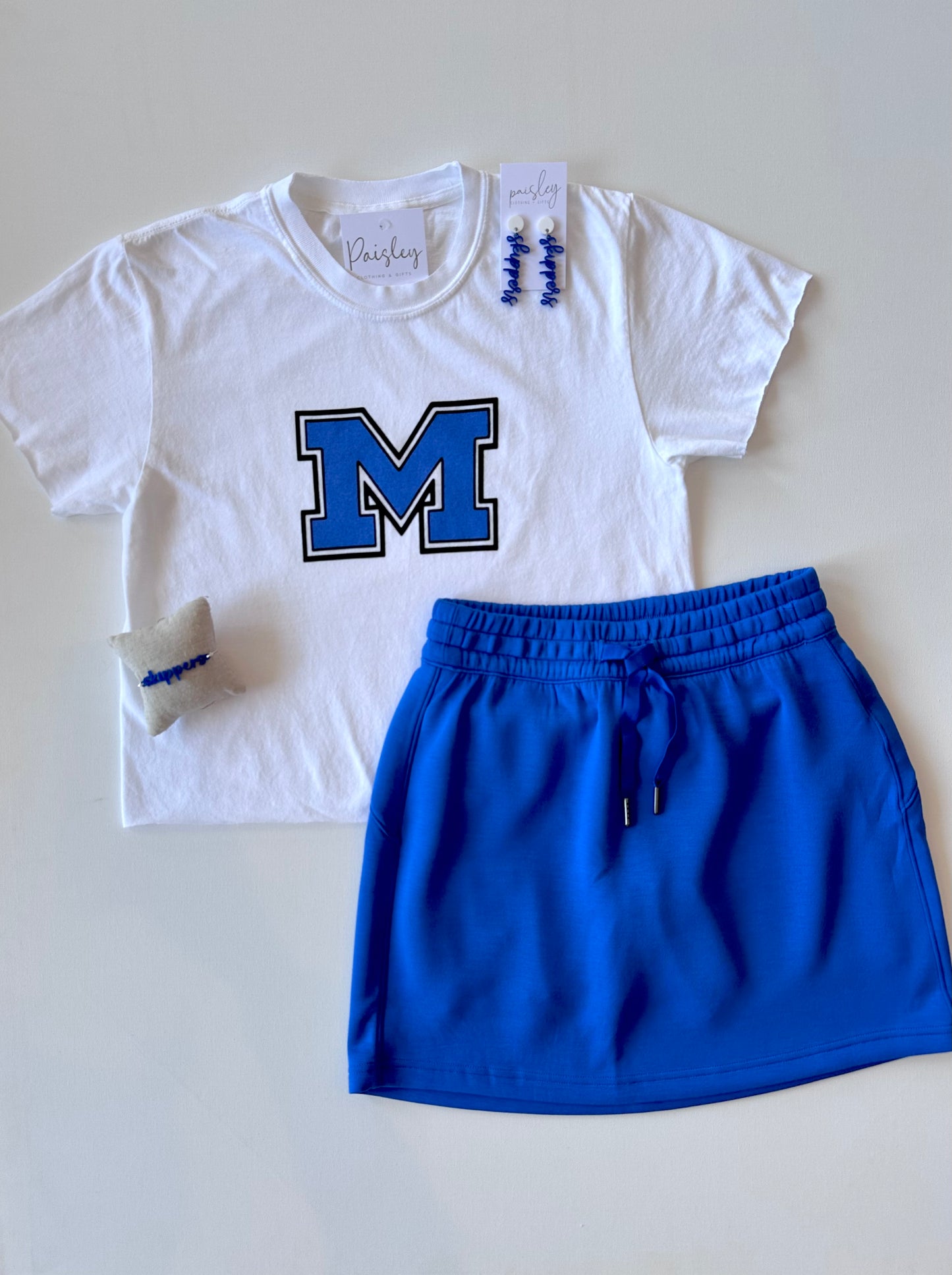 MHS Varsity Tee in White