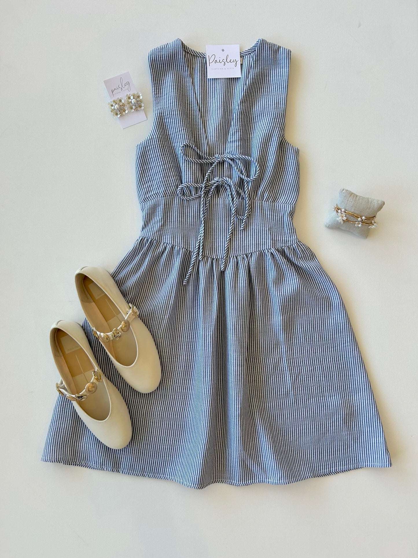 Garden Sun Tie Mini Dress