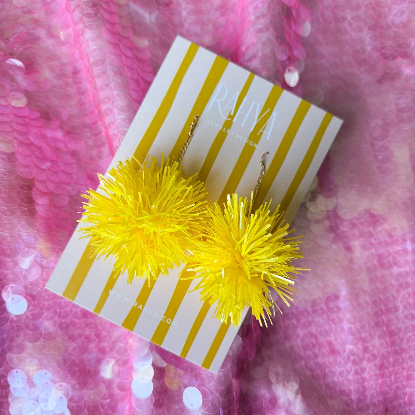 Pom Pom Earrings