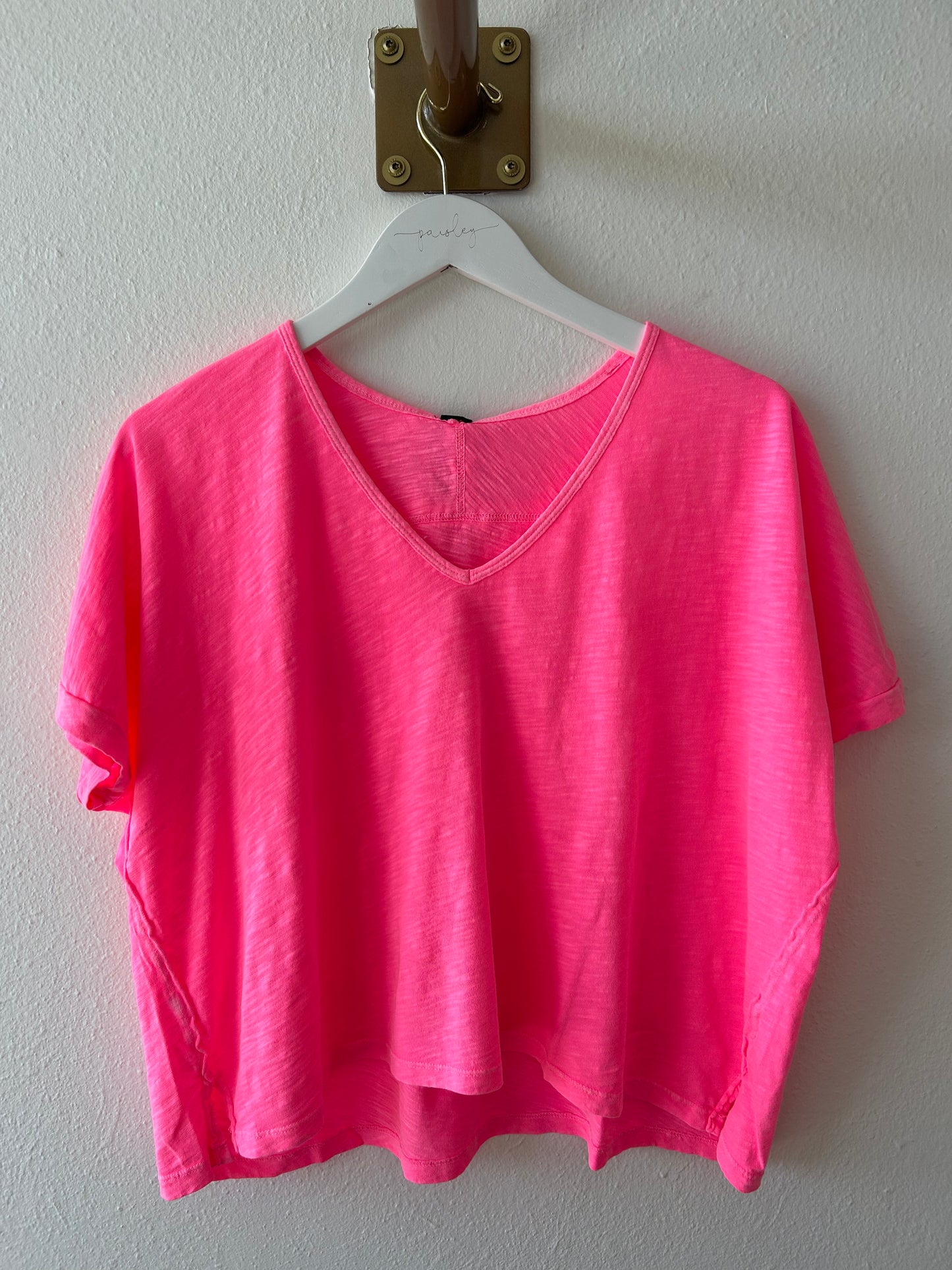 Neon Pink Oversize Tee