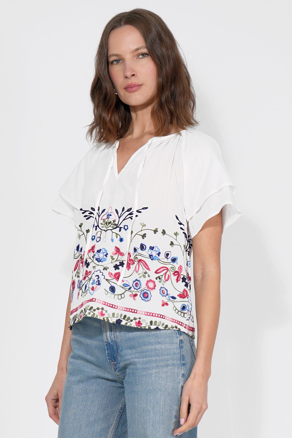 Rhoni Embroidered Top