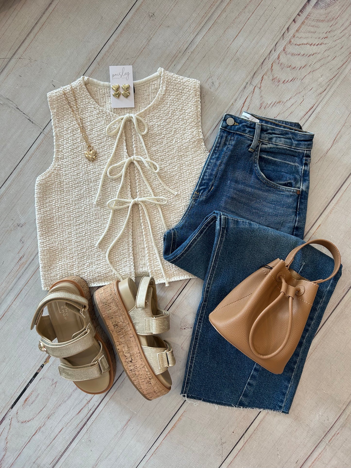 Knitted Front Tie Cardigan