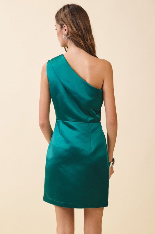 Andre Dress in Hunter Green