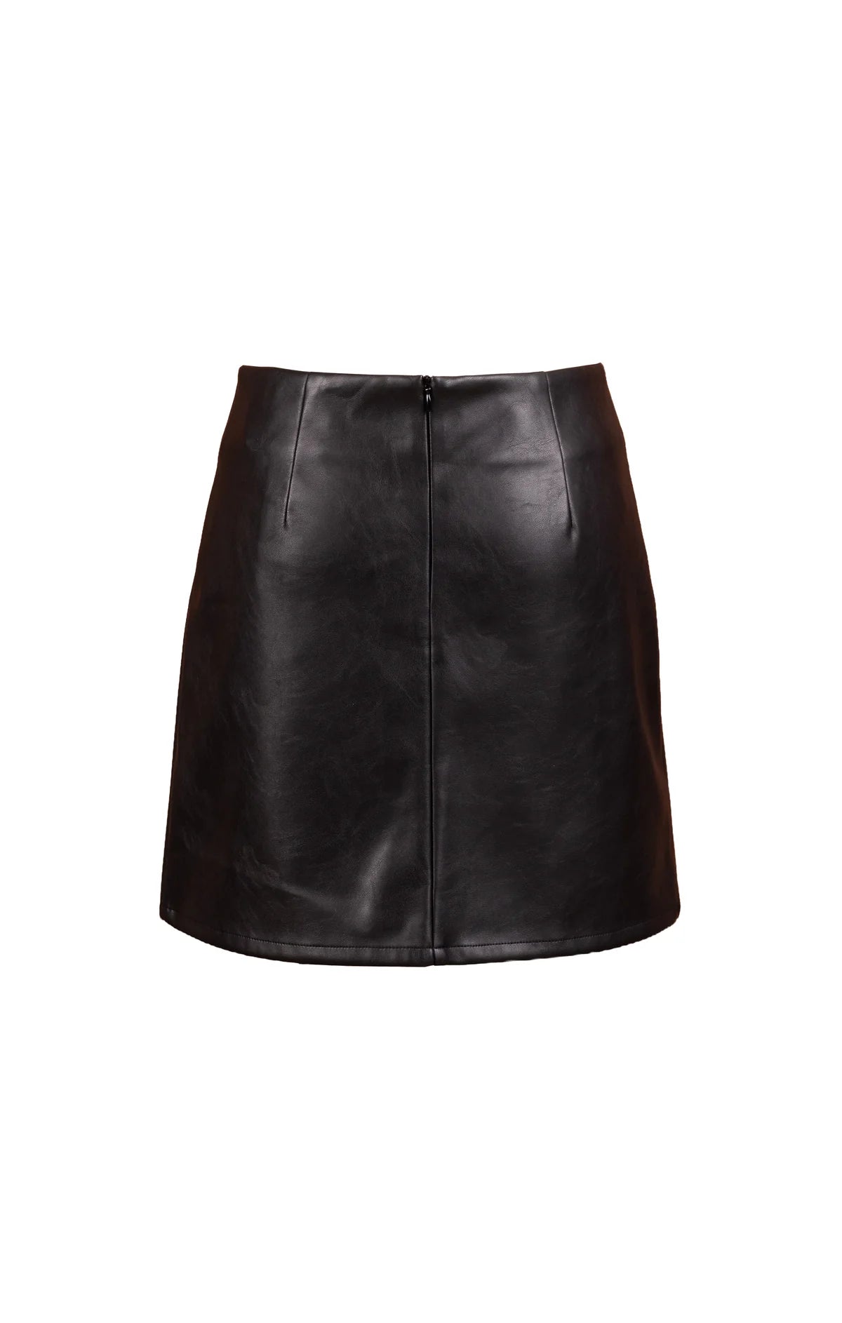 Academy Vegan Leather Mini Skirt