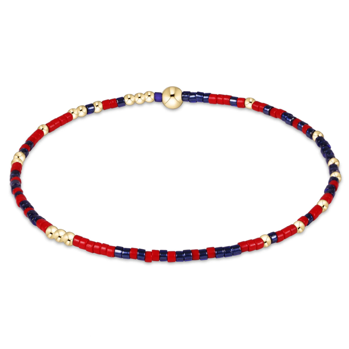 gameday hope unwritten bracelet - red-navy - e.newton