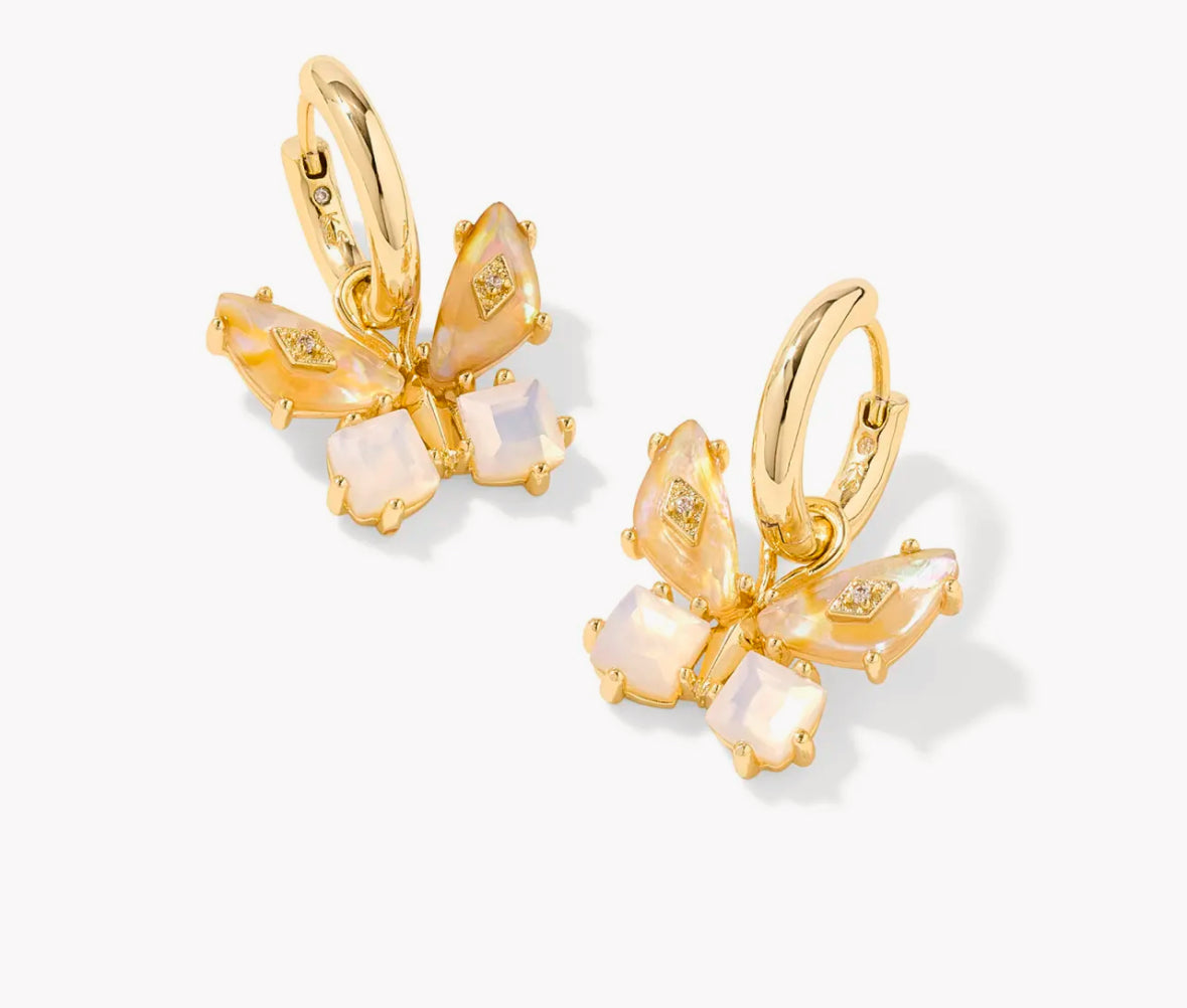 Bianca Butterfly Huggie Earring