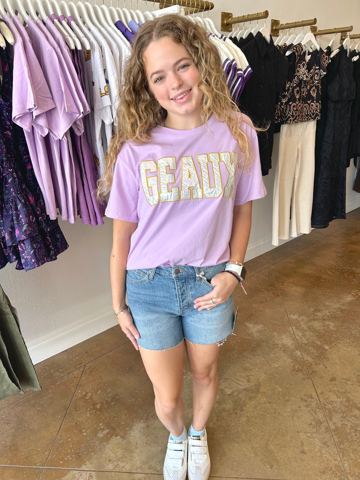 LSU Varsity Boyfriend Tee