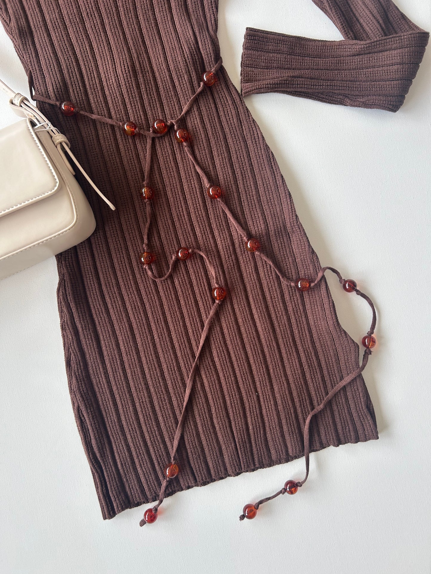 Dakota Bead Detail Mini Dress