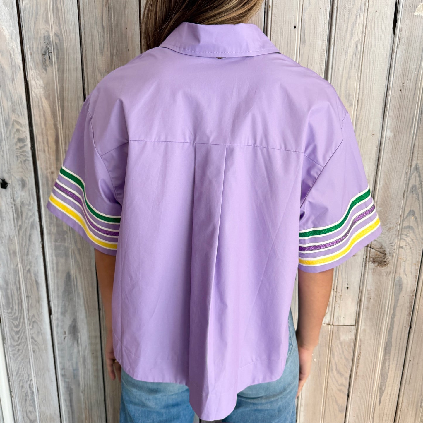 Mardi Stripe Poplin Top