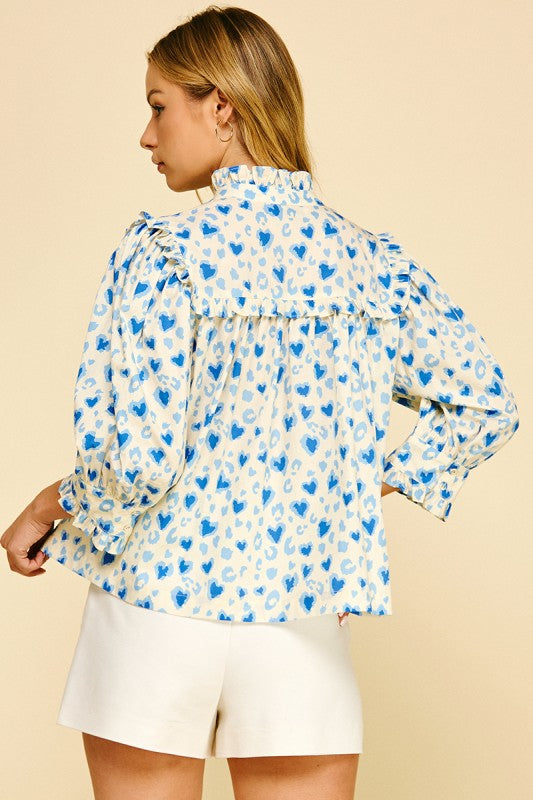 Hearts on Hearts Top