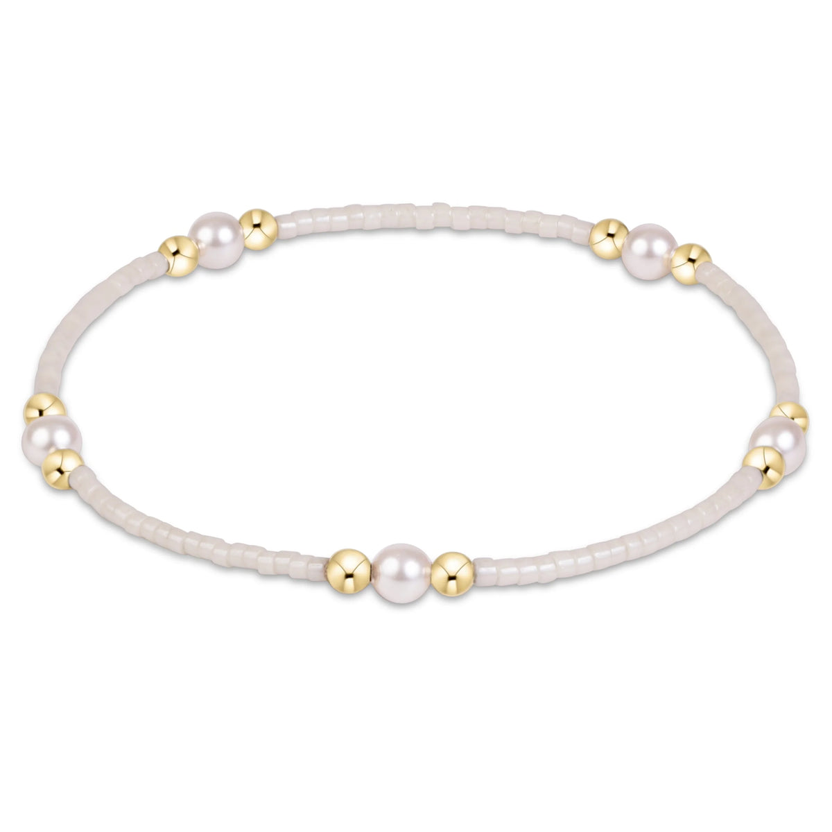 hope purpose pearl bracelet - milkshake e.newton