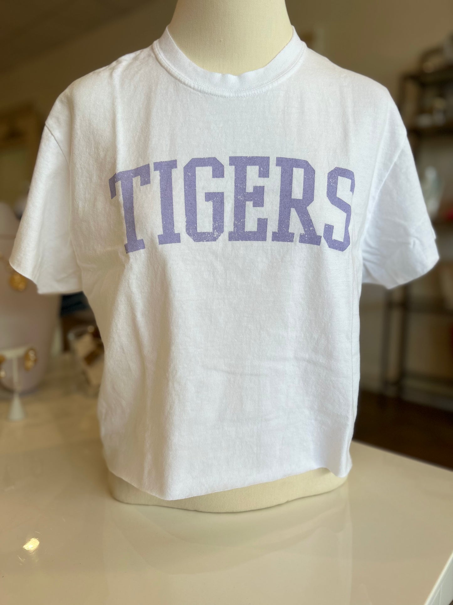 Tigers Boxy Tee White