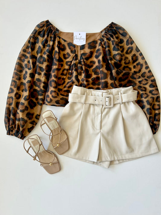 Tana Leopard Top