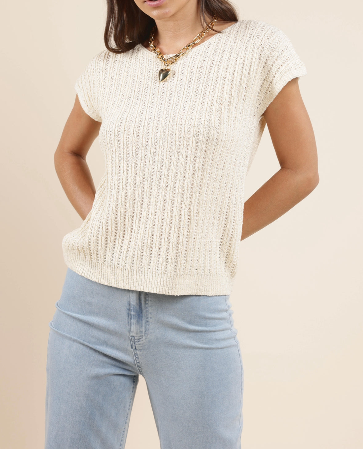 Jolie Short Sleeve Sweater